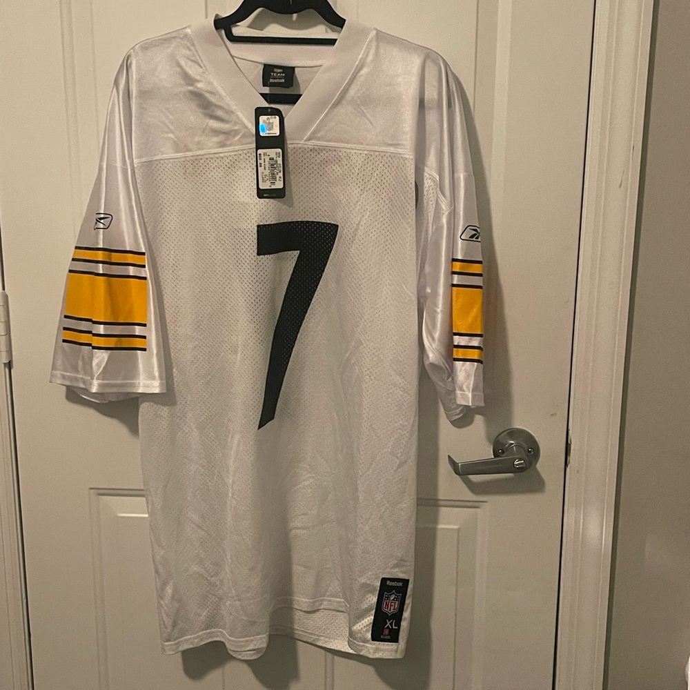BRAND NEW Steelers Big Ben #7 Jersey, Size XL